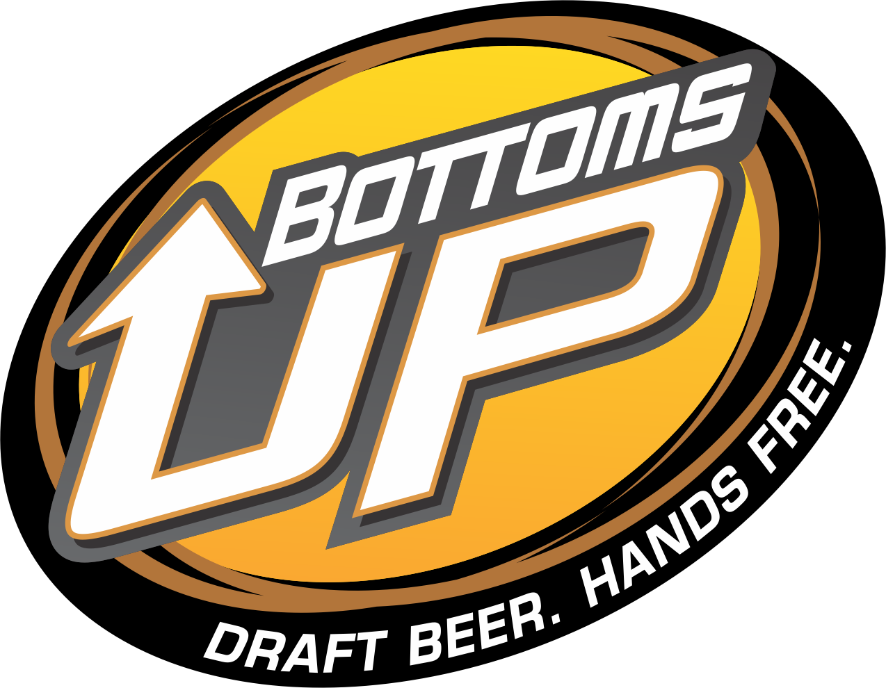 Bottoms Up - Draft Beer. Hands Free.